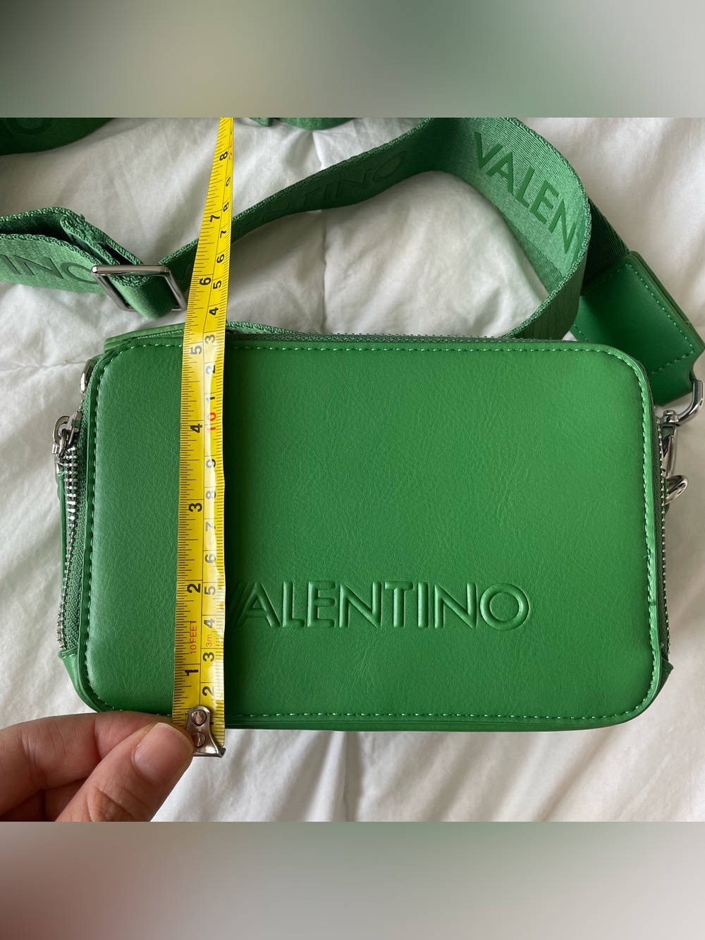 Valentino by Mario Valentino Spa Green Logo Belt Bag - Picture 3 of 16